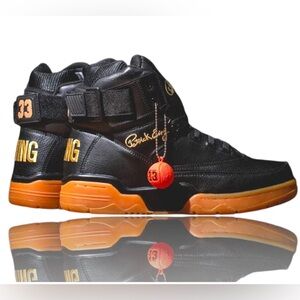 PATRICK EWING ATHLETICS 33 HI BLACK GUMS BASKETBALL SNEAKERS